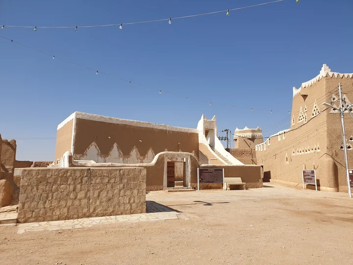 منظر جوي لقرية العمار التراثية